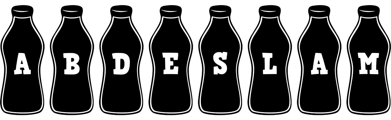 Abdeslam bottle logo