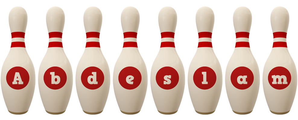 Abdeslam bowling-pin logo