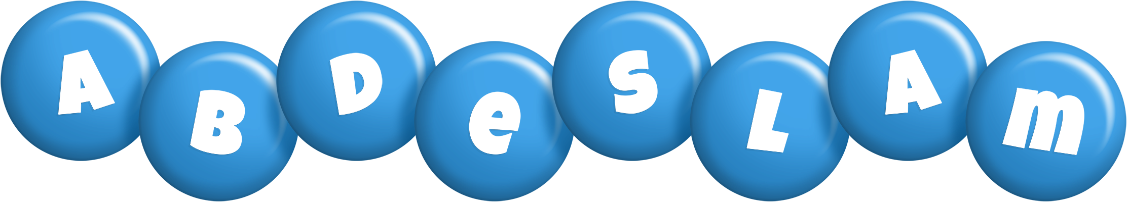 Abdeslam candy-blue logo