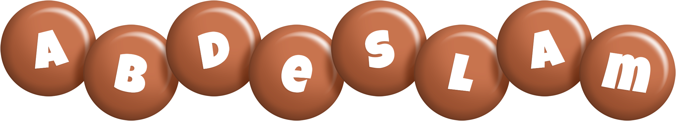 Abdeslam candy-brown logo