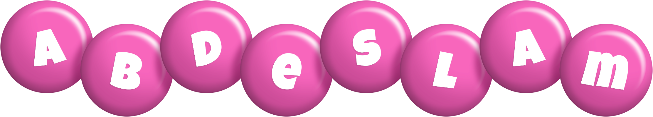 Abdeslam candy-pink logo