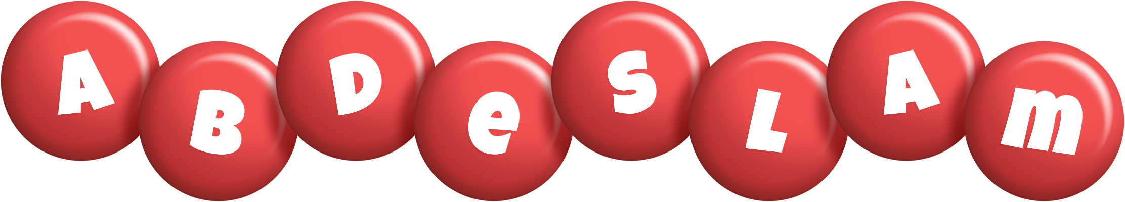 Abdeslam candy-red logo