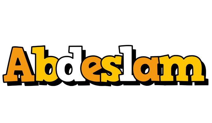 Abdeslam cartoon logo