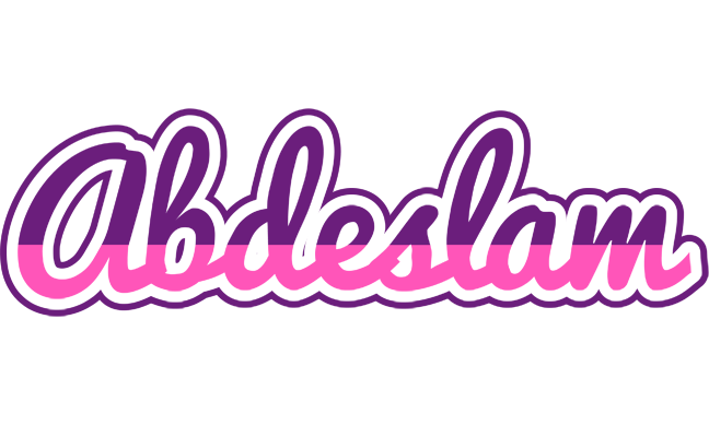 Abdeslam cheerful logo