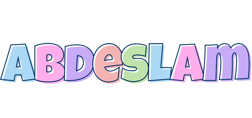 Abdeslam pastel logo