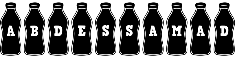 Abdessamad bottle logo