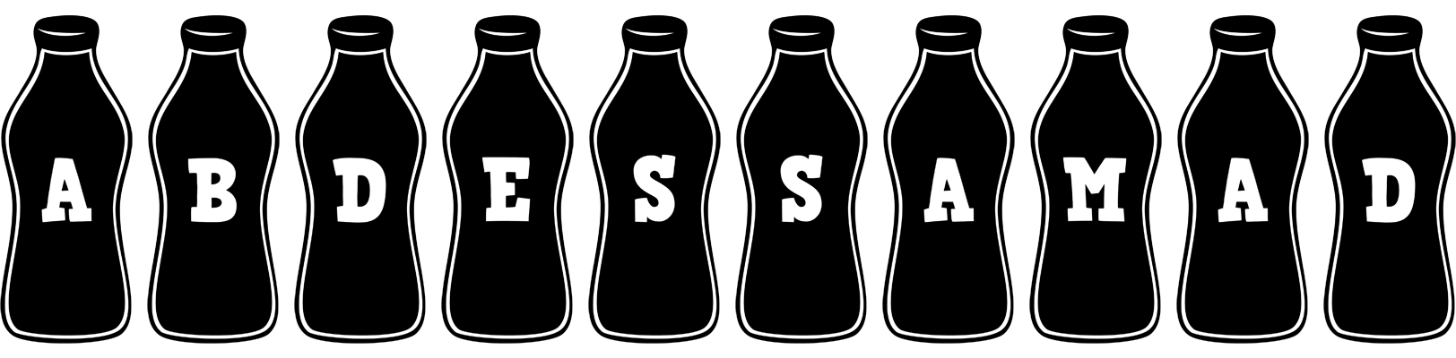 Abdessamad bottle logo