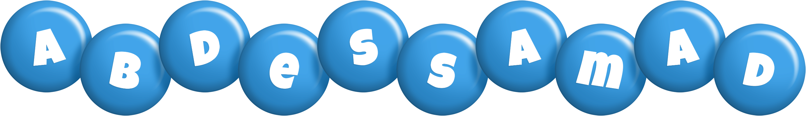 Abdessamad candy-blue logo