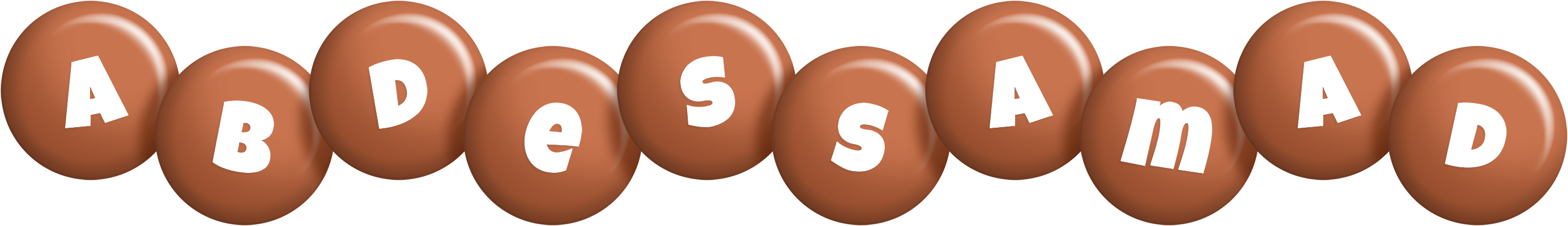 Abdessamad candy-brown logo