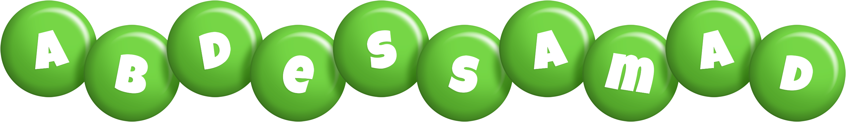 Abdessamad candy-green logo