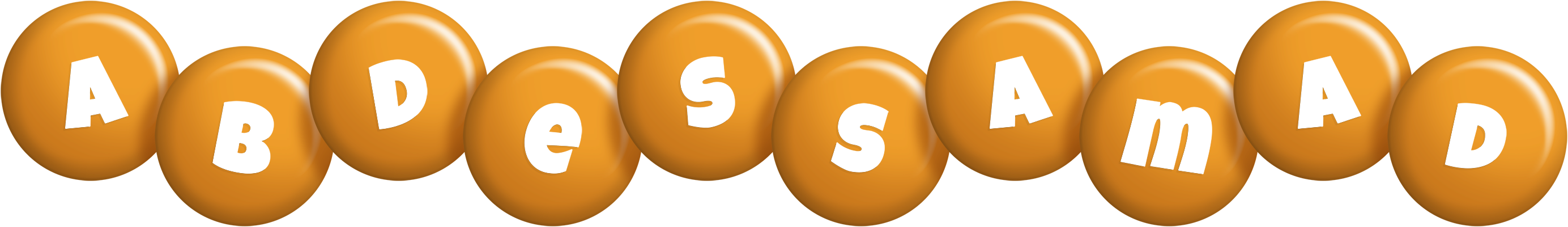 Abdessamad candy-orange logo