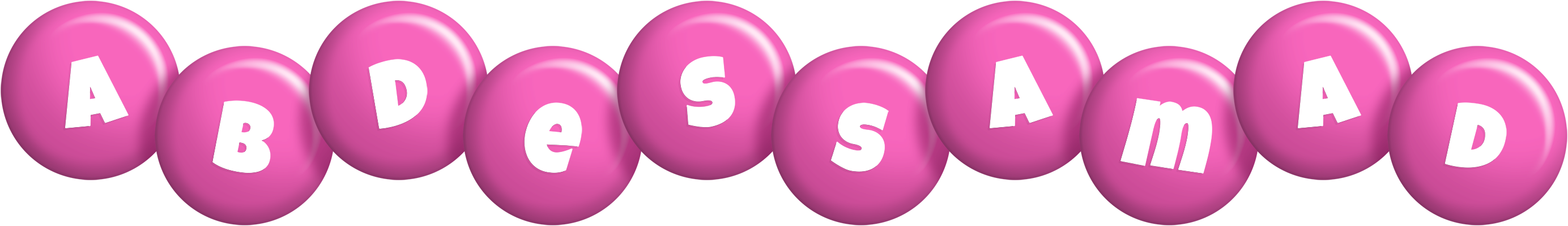 Abdessamad candy-pink logo