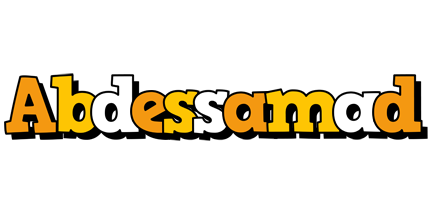 Abdessamad cartoon logo