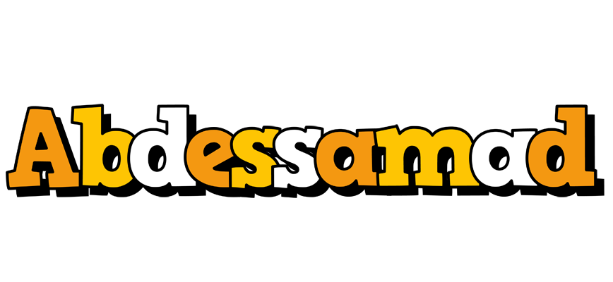 Abdessamad cartoon logo