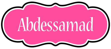 Abdessamad invitation logo