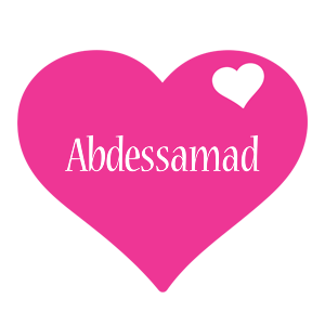 Abdessamad love-heart logo