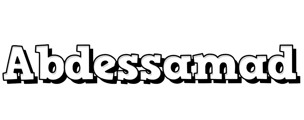 Abdessamad snowing logo