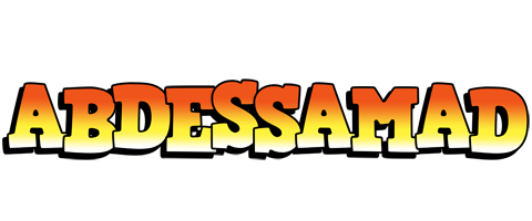 Abdessamad sunset logo