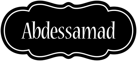 Abdessamad welcome logo