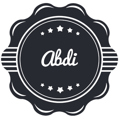 Abdi badge logo