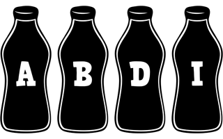 Abdi bottle logo