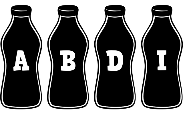 Abdi bottle logo