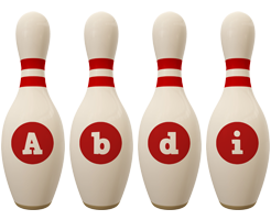 Abdi bowling-pin logo