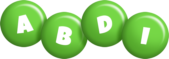 Abdi candy-green logo