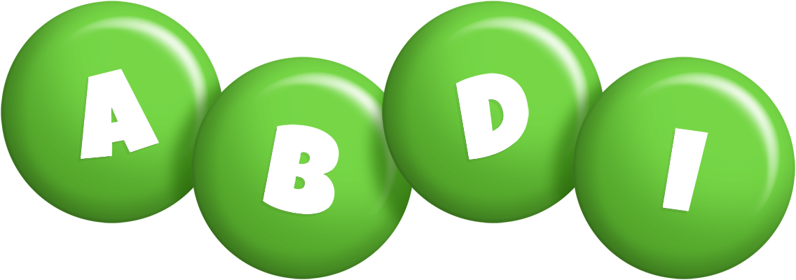 Abdi candy-green logo