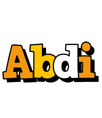 Abdi cartoon logo