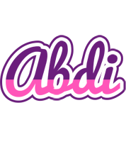 Abdi cheerful logo