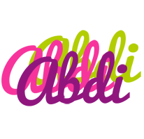 Abdi flowers logo