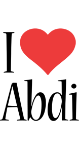 Abdi i-love logo