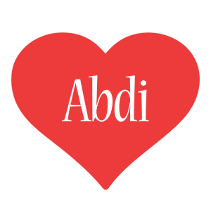 Abdi love logo