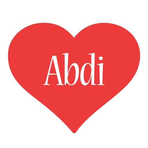 Abdi love logo