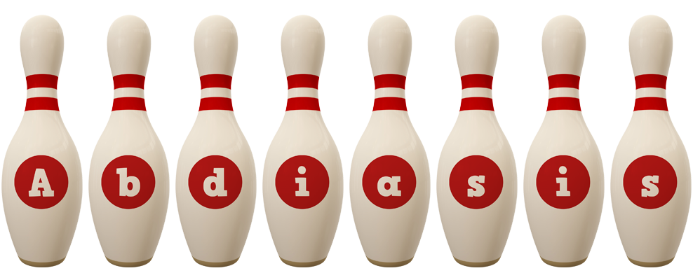 Abdiasis bowling-pin logo
