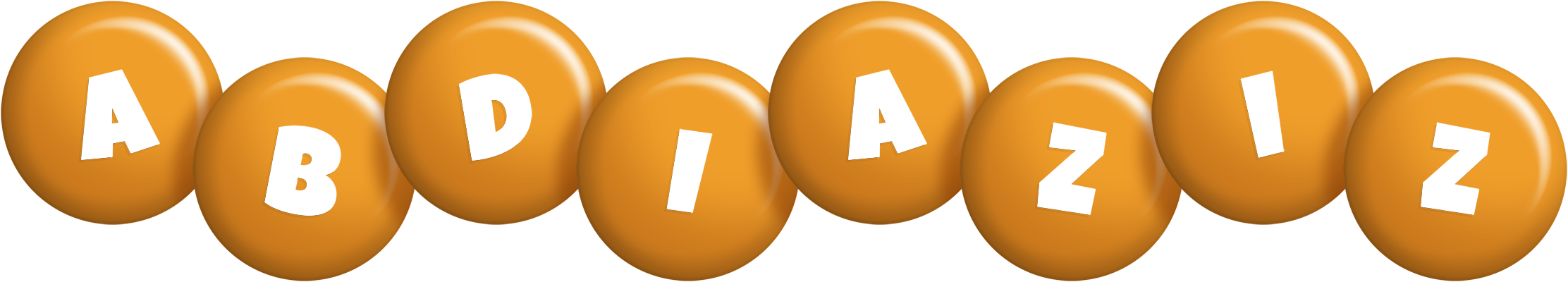 Abdiaziz candy-orange logo