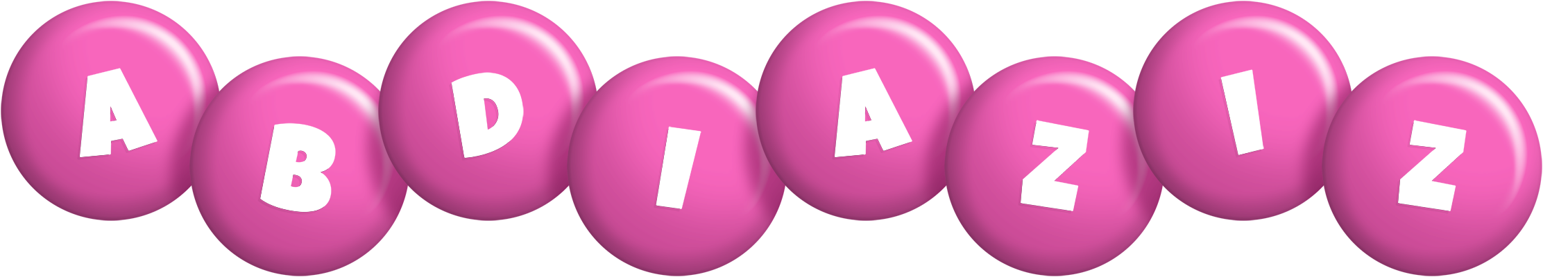 Abdiaziz candy-pink logo