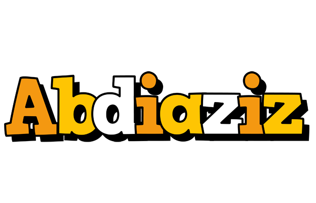 Abdiaziz cartoon logo