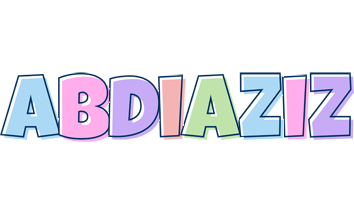 Abdiaziz pastel logo