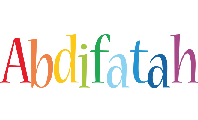Abdifatah birthday logo