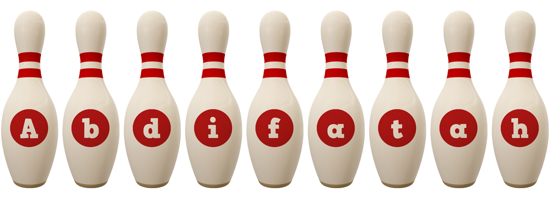 Abdifatah bowling-pin logo
