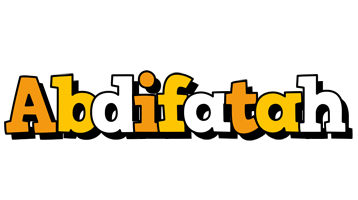 Abdifatah cartoon logo