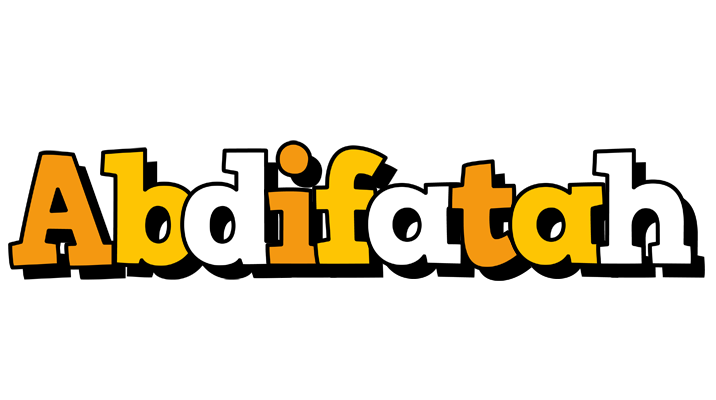 Abdifatah cartoon logo
