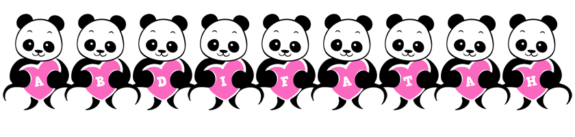 Abdifatah love-panda logo