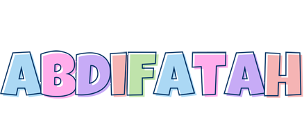 Abdifatah pastel logo