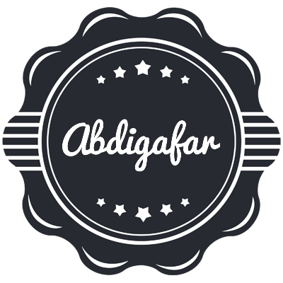Abdigafar badge logo