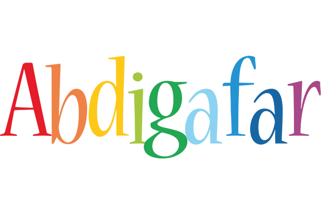 Abdigafar birthday logo