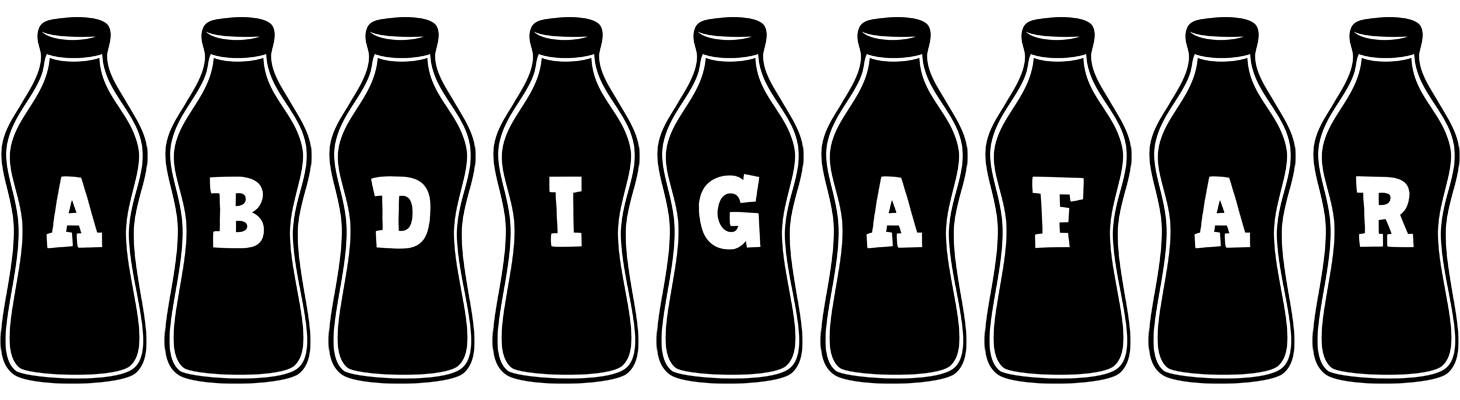 Abdigafar bottle logo
