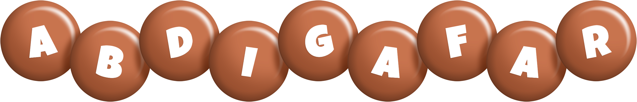 Abdigafar candy-brown logo